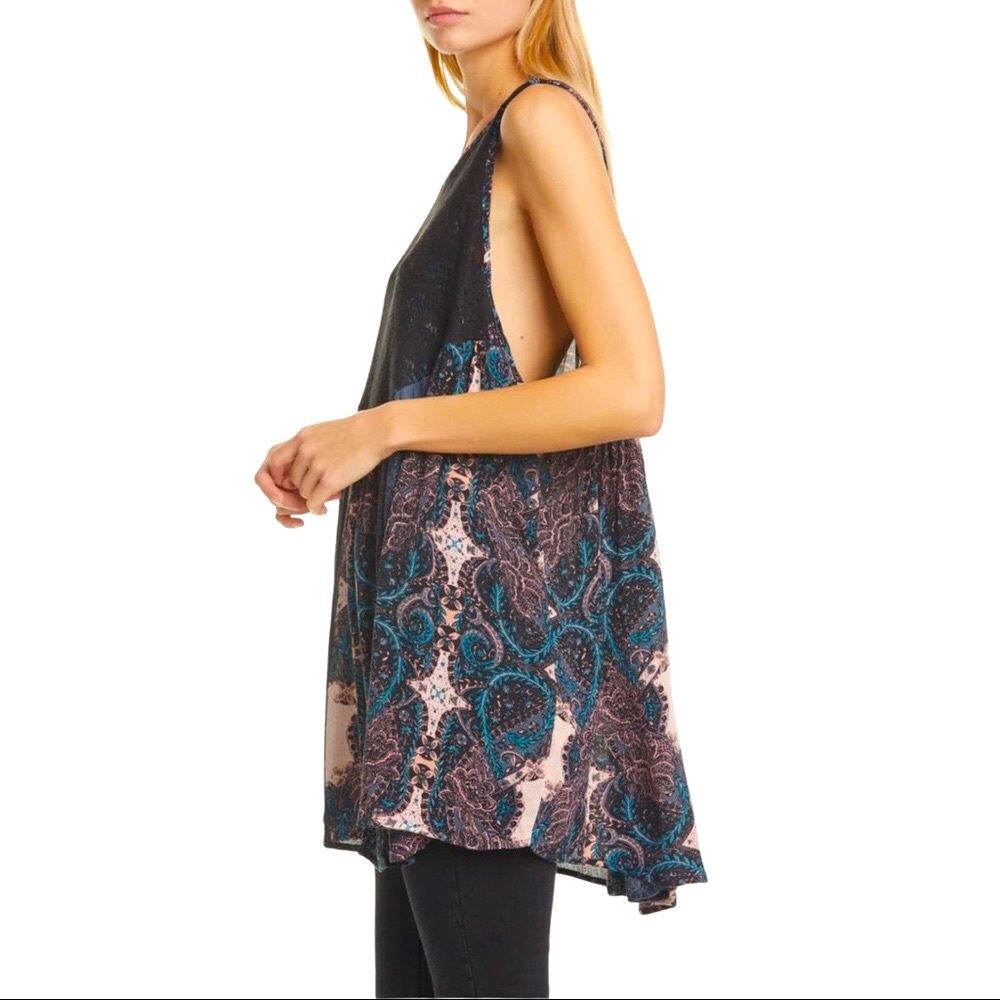 💐NWT Free People Count Me In Trapeze Tunic - Picture 9 of 14